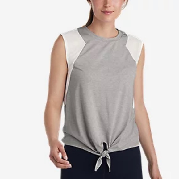 Eddie Bauer willpower tie front tank top